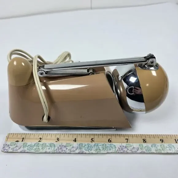 Hamilton Atomic Telescoping Orb Eyeball Desk Lamp 1960’s Mid Century Modern Work - Picture 15 of 16